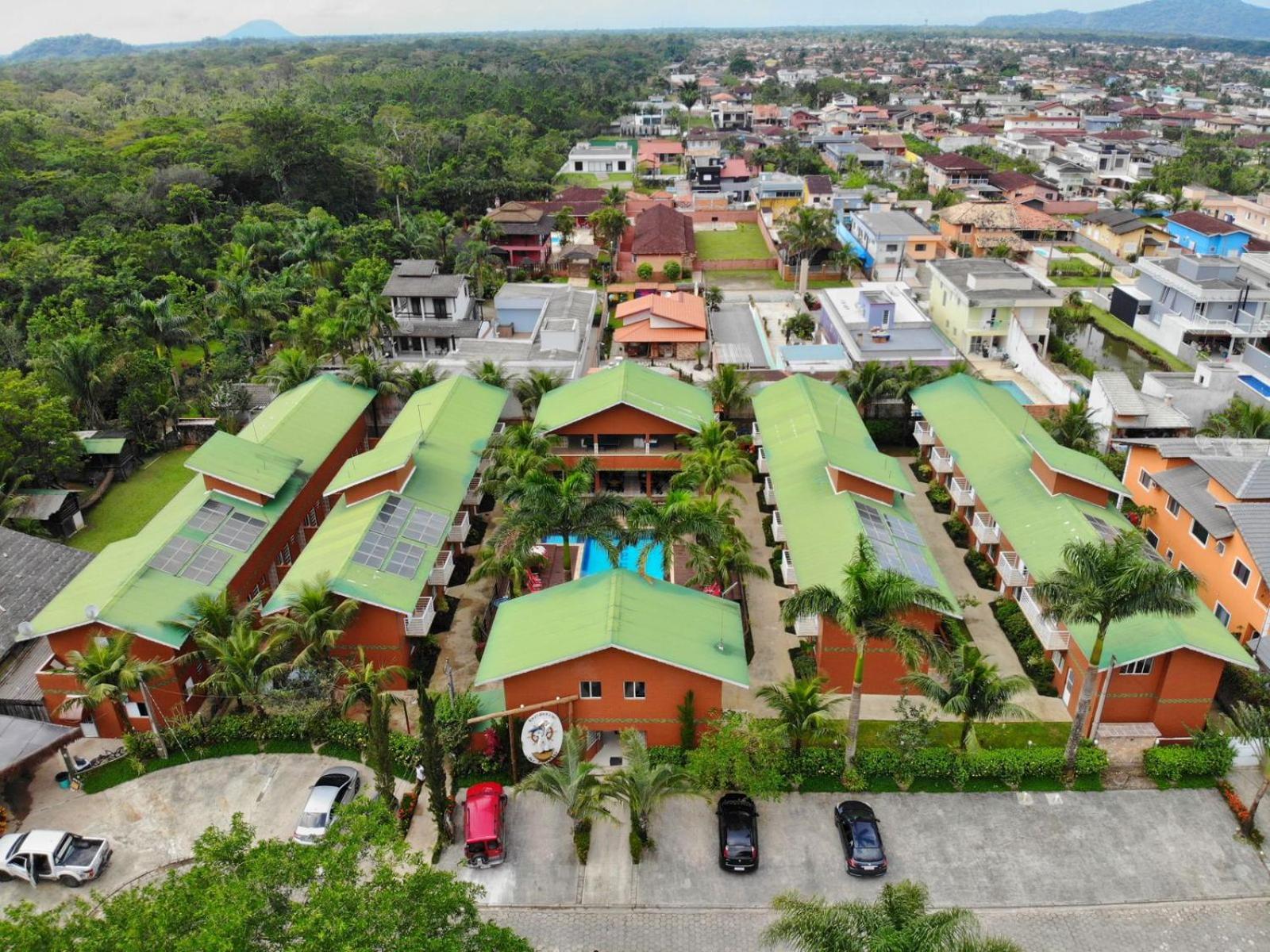 Residencial Dos Portugas Hotel Praia de Boraceia Ngoại thất bức ảnh